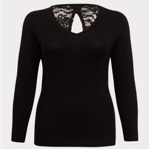 Torrid Lace Back Sweater